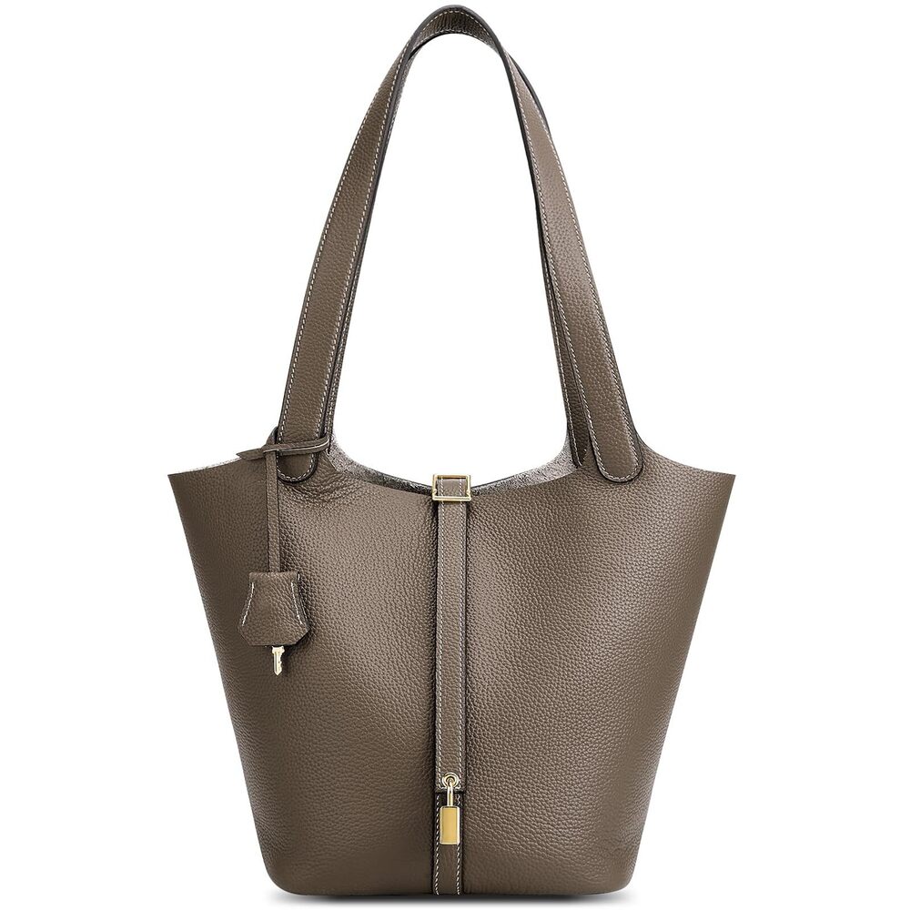 1638 Designer Leather Bucket Bags : Large Trendy Leather Tote Purses - Best